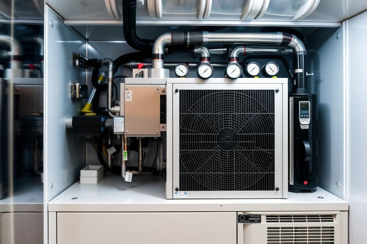 Commercial walk-in cooler refrigeration condensing unit serviced in Round Rock, TX